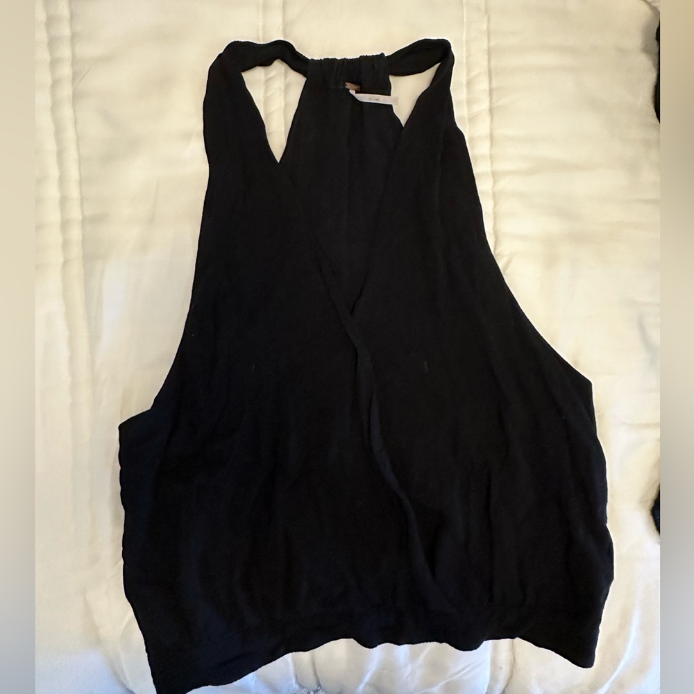 Free people black top/ blouse